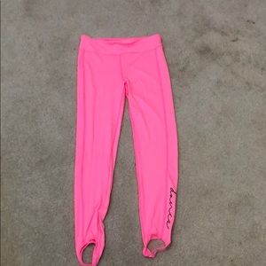 hot pink cute leggings